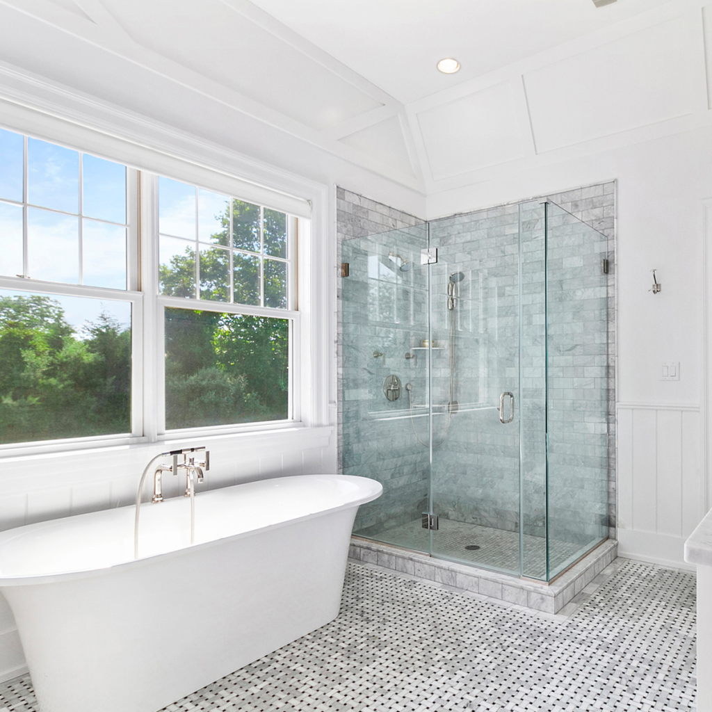 Photo of beautiful bathroom at 86 Meeting House Lane in Amangansett