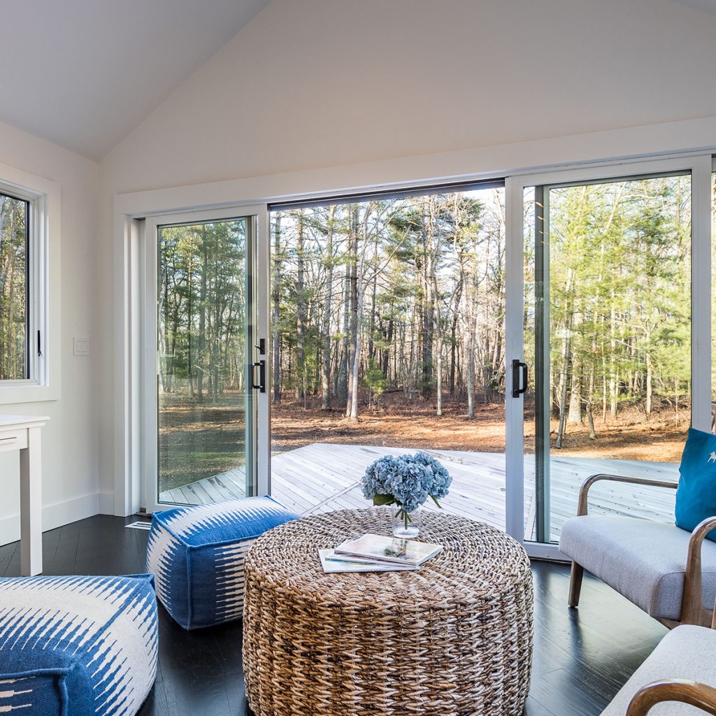 image of woods from sag harbor house