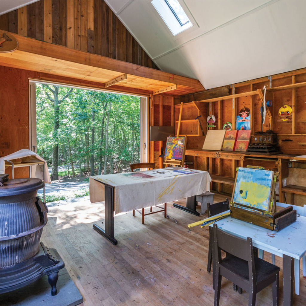 A photo of the artist's studio at 1105 Millstone Rd, Sag Harbor