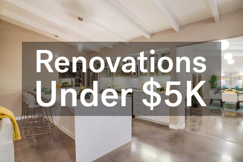 renovations under 5000