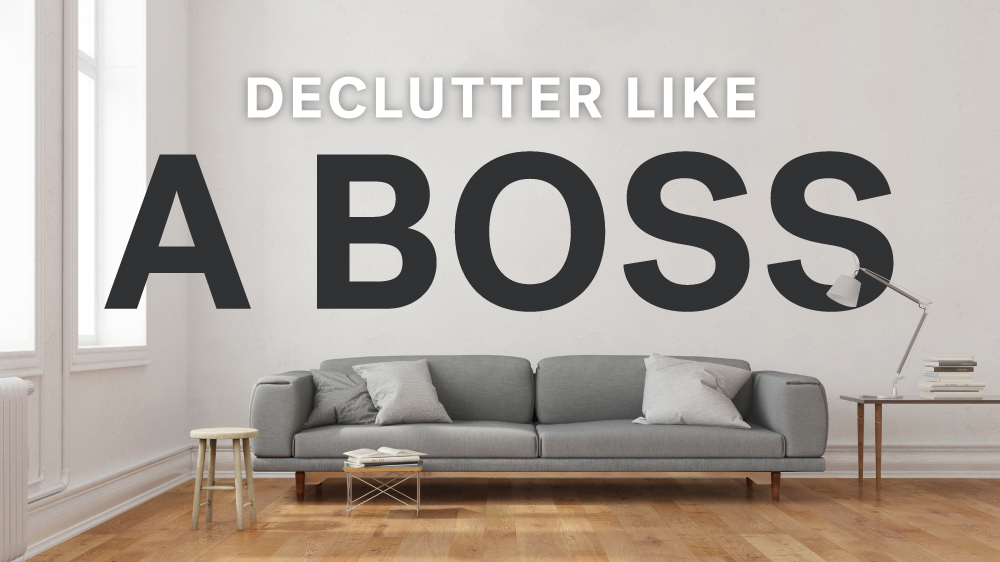decluttering tips from professional organizers