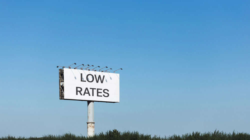 best interest rate advertised on sign