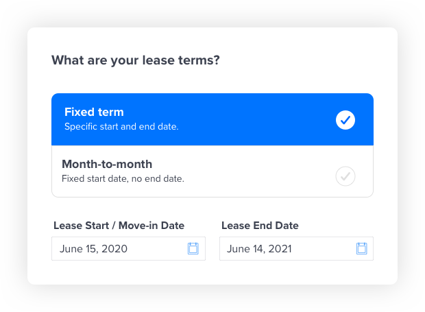 lease terms