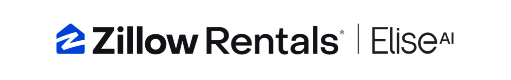 zillow rentals and elise AI logos
