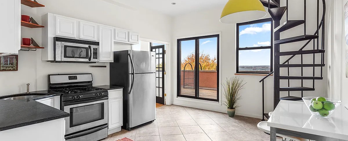 kitchen in Sunset Park duplex