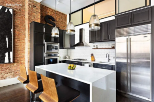 kitchen in Noho loft NYC open houses for January 14 and 15
