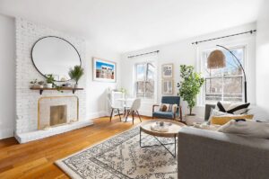living room in Brooklyn Heights 2-bedroom apartment