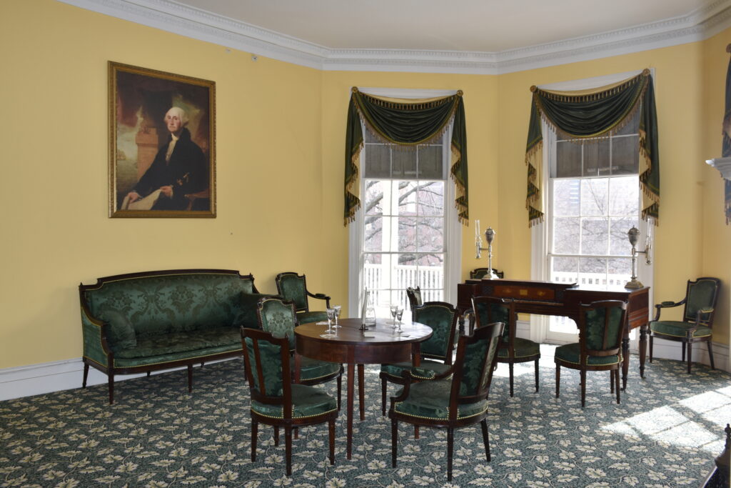 room inside Hamilton Grange National Memorial - historic mansions in New York
