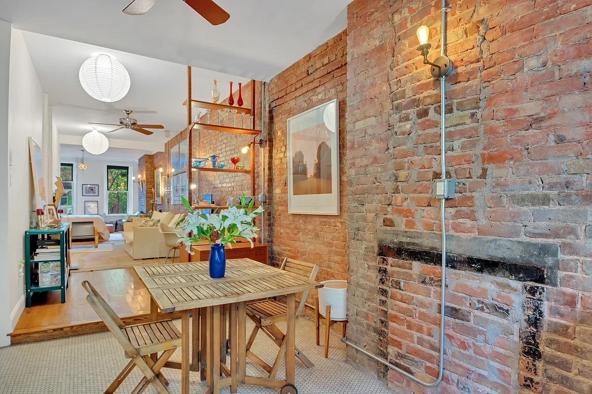 dining room in East Village NYC homes near parks