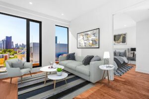 living room in Astoria 1-bedrooms under $3000