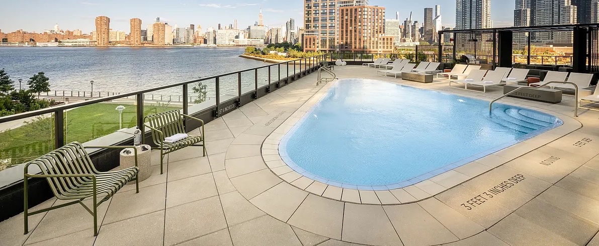 Greenpoint apartments with swimming pool access