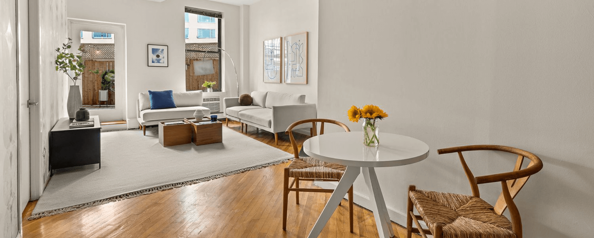 living room in Brooklyn Heights 1-bedroom