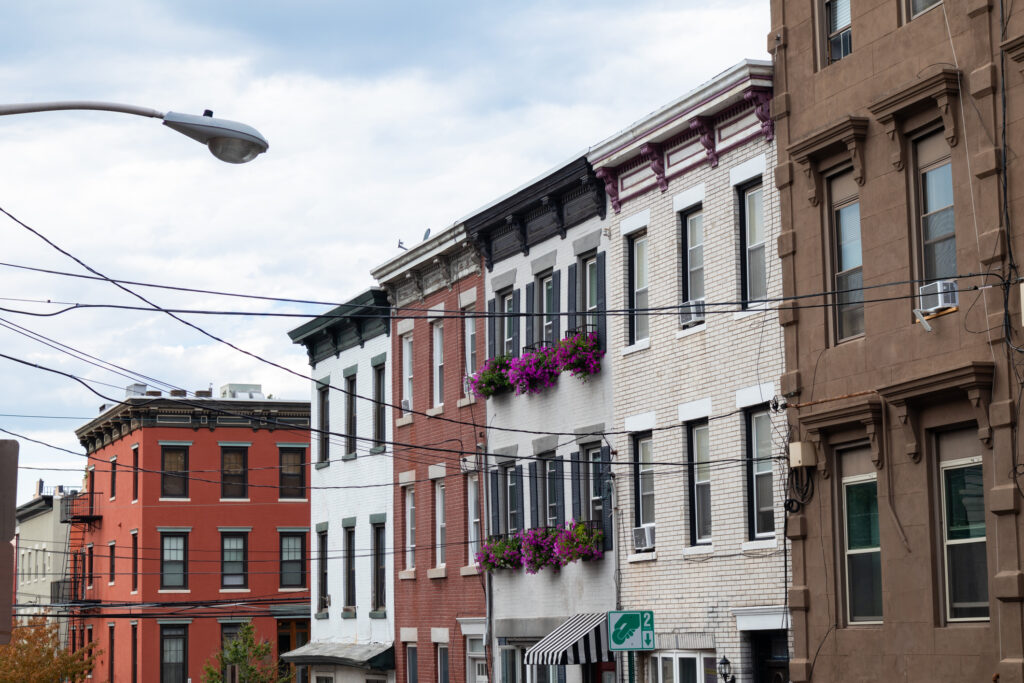 Residential buildings in Hoboken, NJ - best places to live in New Jersey