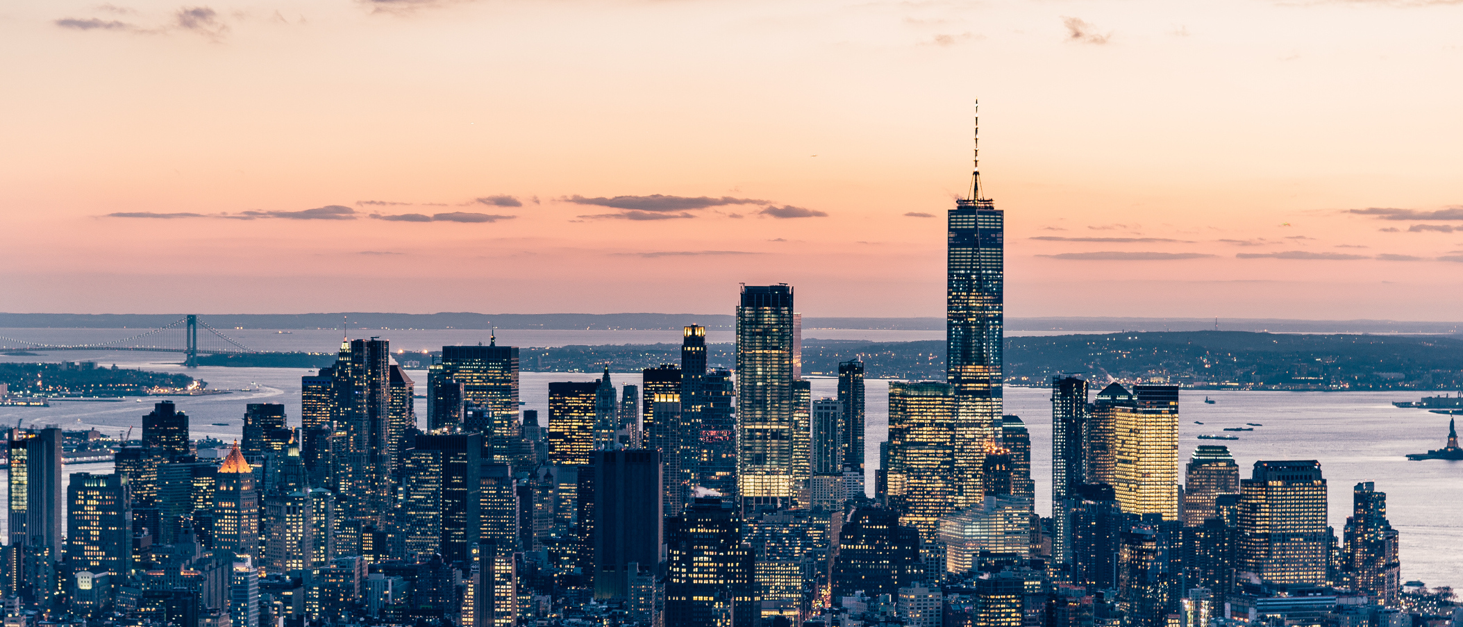 NYC skyline at sunset real estate terms