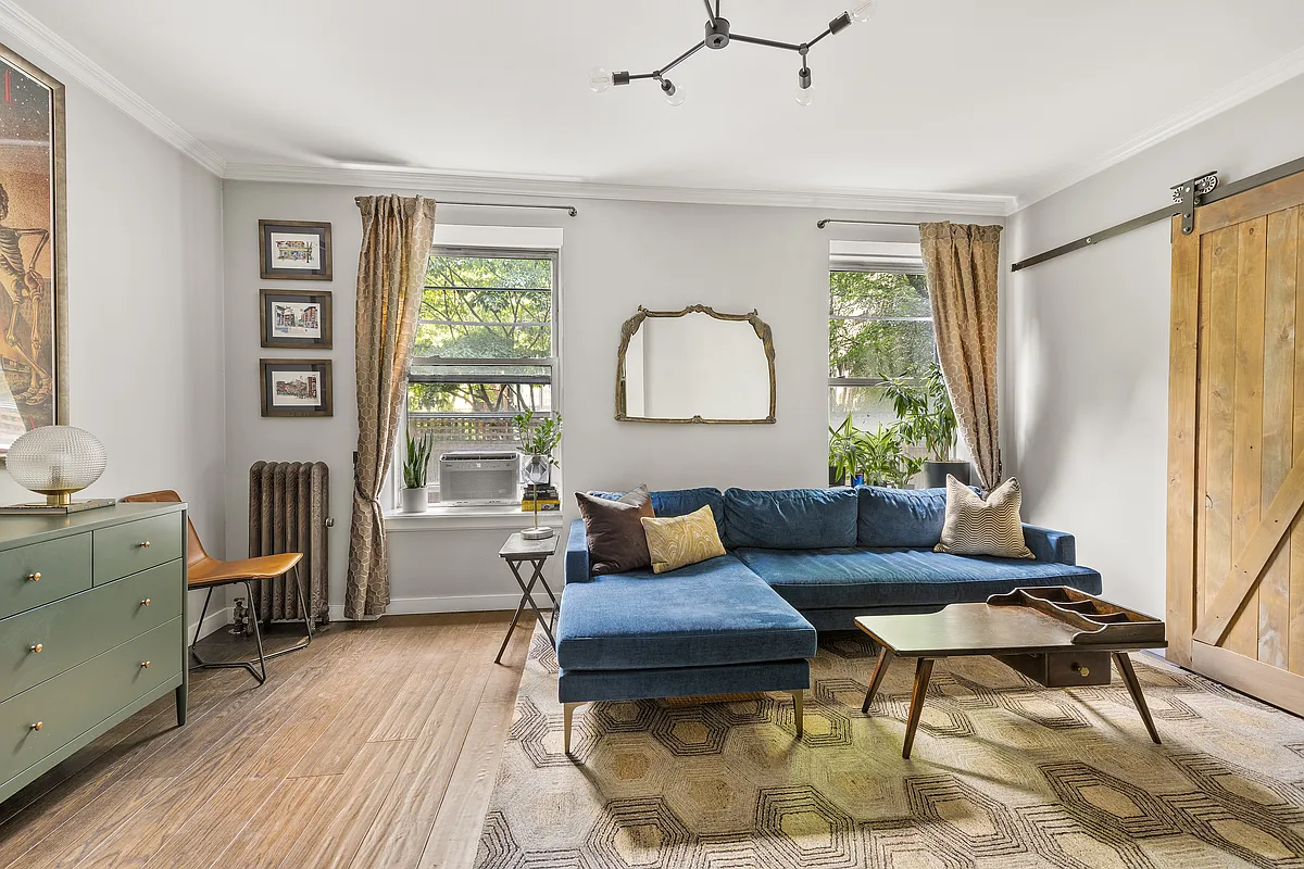 living room in West Village 1-bedroom