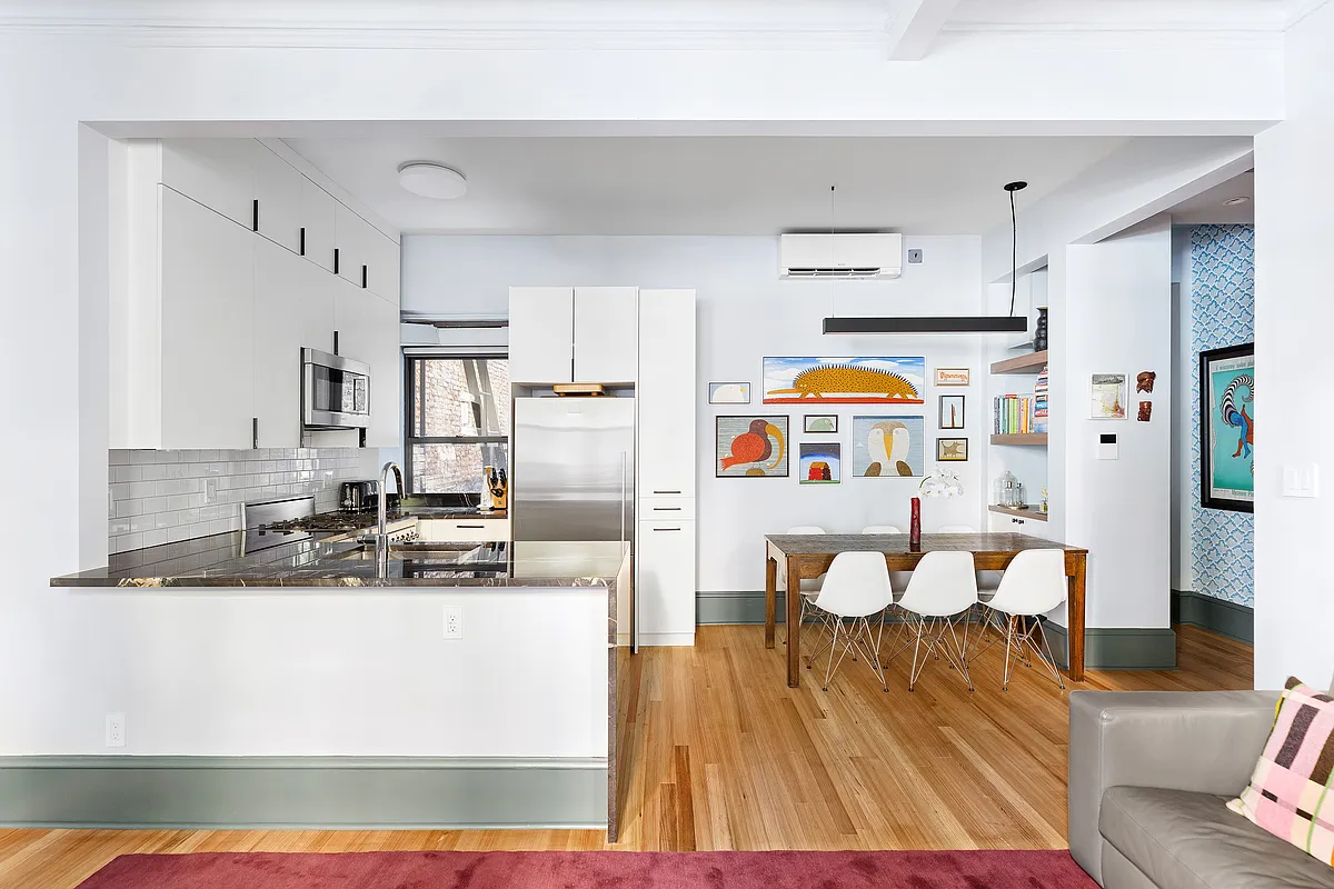 kitchen in renovated Chelsea 2-bedroom