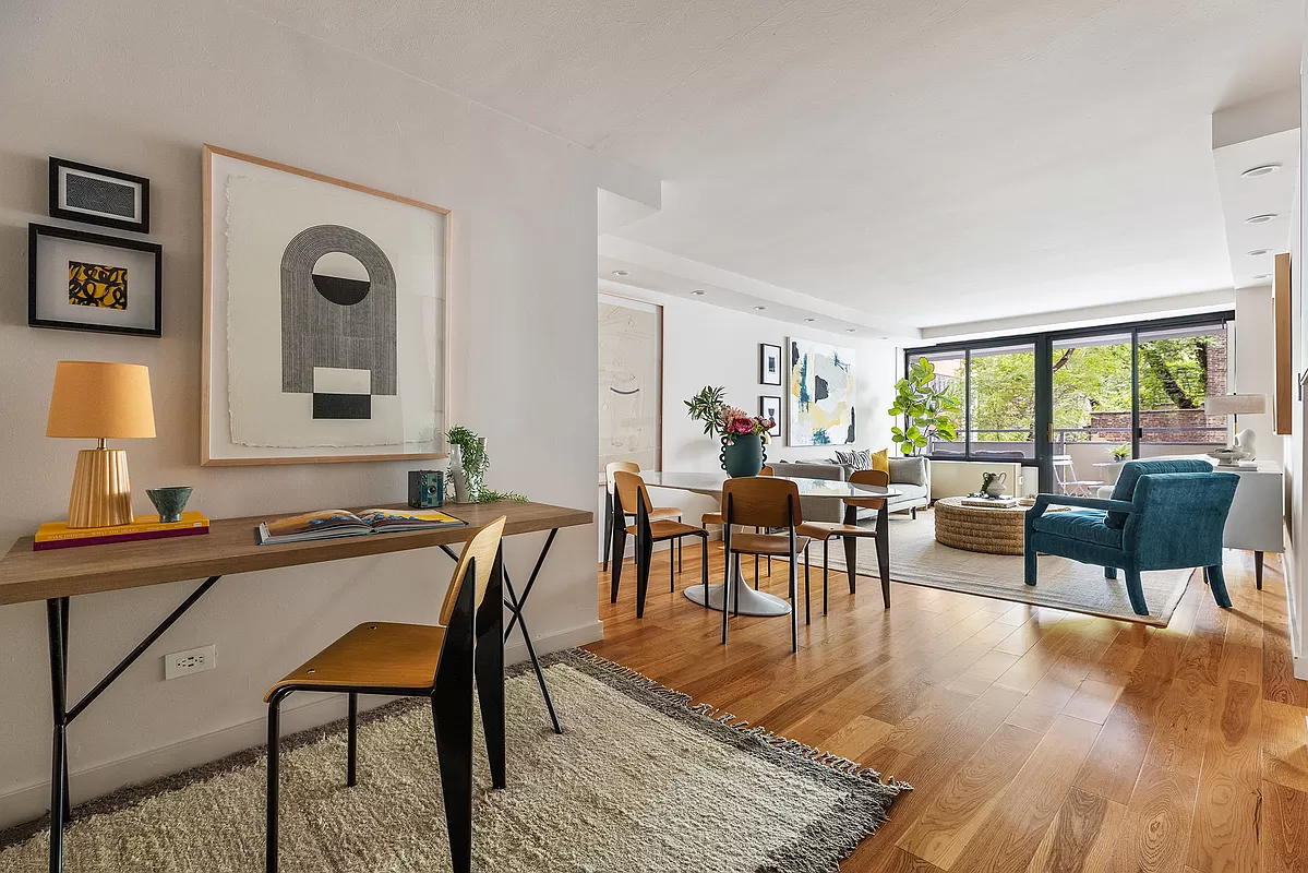 living room in Gramercy Park 1-bedroom - open houses for October 28 and 29