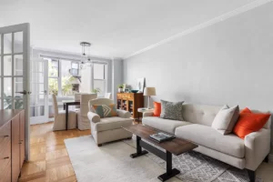 living room in Lenox Hill 1-bedroom