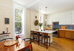 kitchen and dining room in Park Slope 3-bedroom