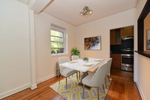 dining room in Jackson Heights home - nyc homes with dining rooms