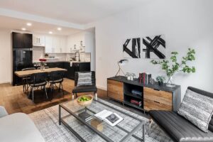 living room and kitchen in Ridgewood rentals