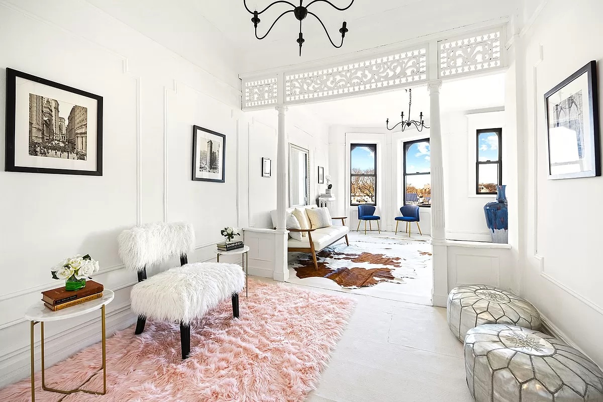 living room in park slope 2-bedroom
