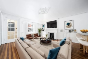 spacious living room in Hoboken rentals