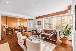 living room and dining room in Upper East Side home - open houses for May 11 and 12