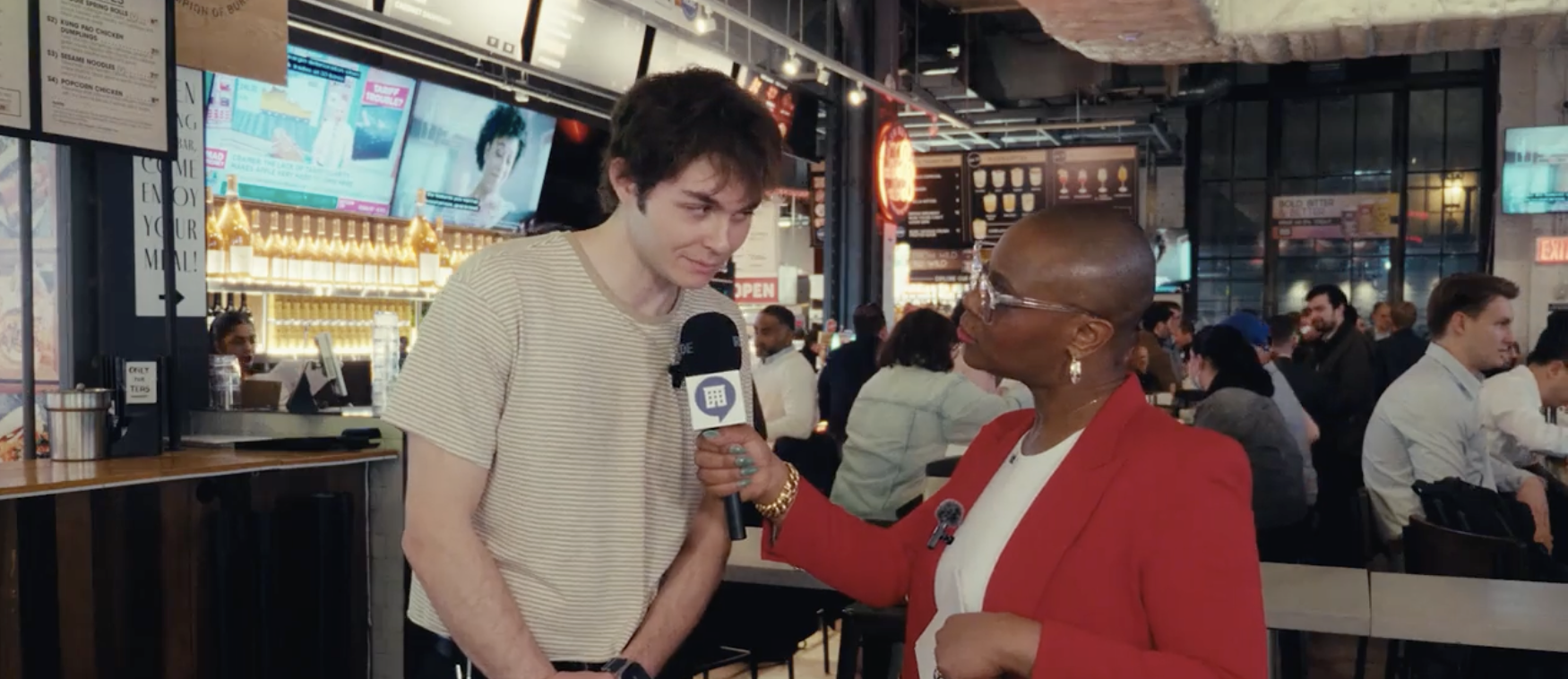 host interviews young man - StreetEasy Street Smarts ep 1 - know your rights as an NYC renter