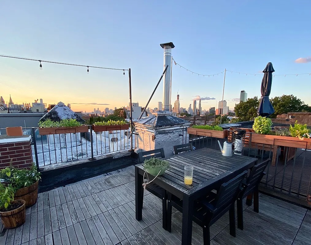 Park Slope private roof terrace