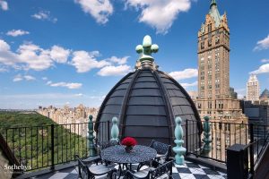 image of Tommy Hilfiger's terrace at the Plaza Hotel