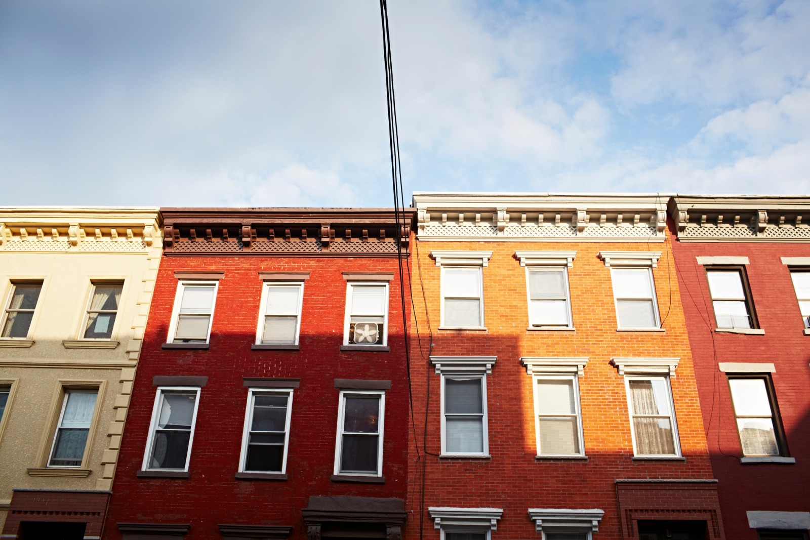 row of buildings New York Rent Laws