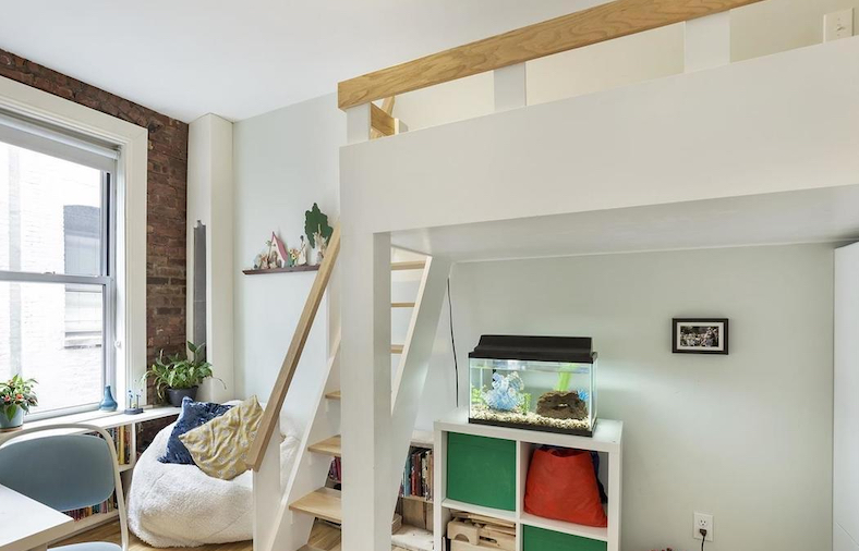 Loft bed too shop close to ceiling