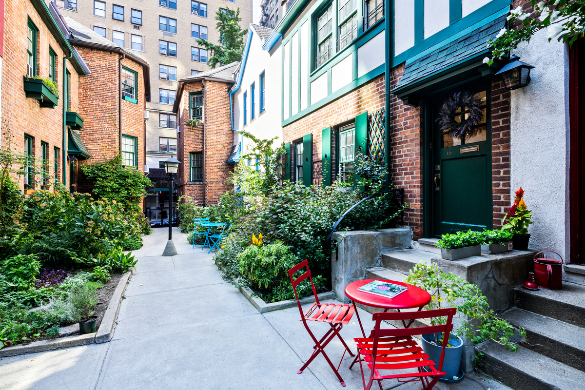 pomander walk, upper west side, manhattan