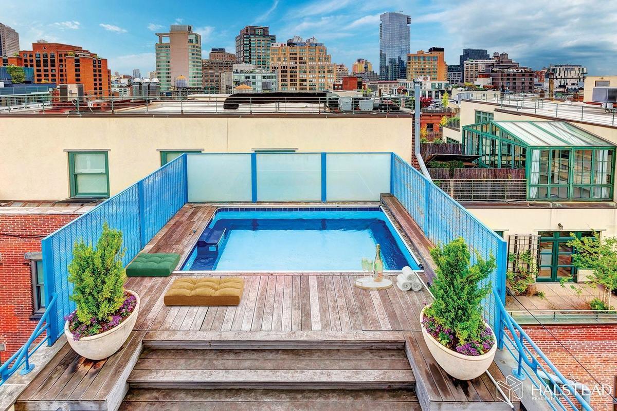 manhattan apartments with private pools - 45 greene st