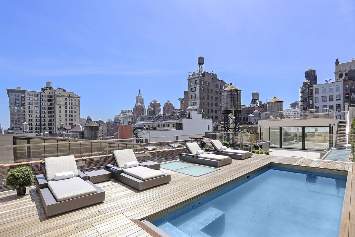 manhattan apartments with private pools - 5 e 17th st