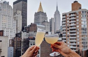 streeteasy finds - champagne toast over nyc skyline