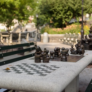 Chess in Battery Park