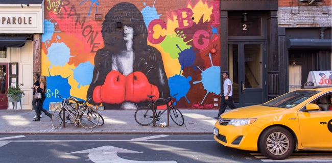 Joey Ramon Mural in the East Village