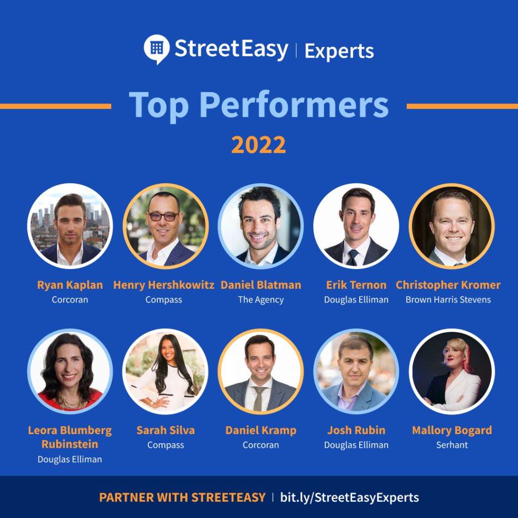 The TopPerforming StreetEasy Experts of 2022 StreetEasy Expert Resources