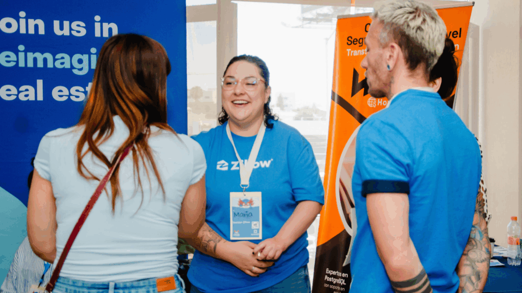 zillow employees at event