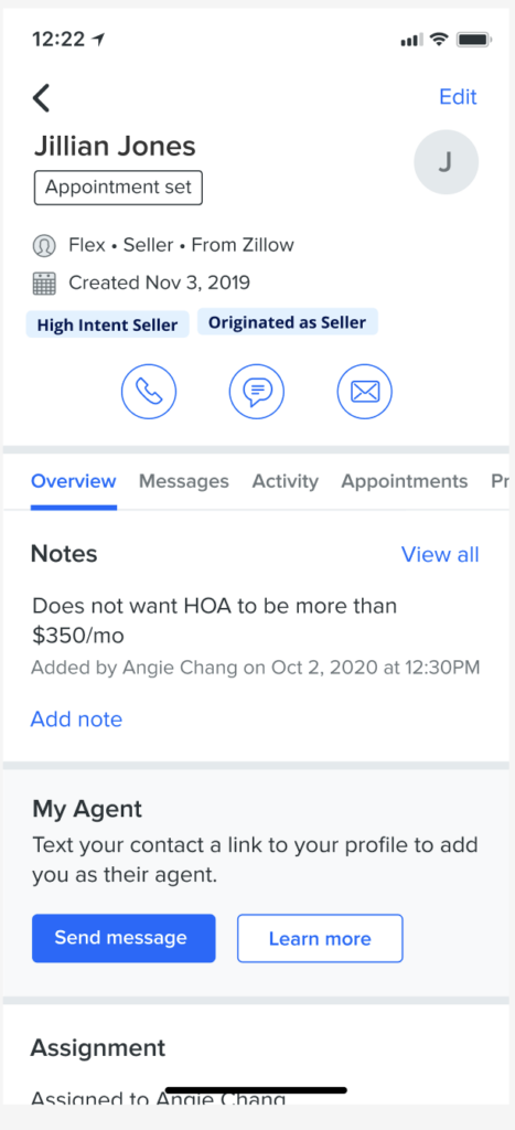 high intent seller connections