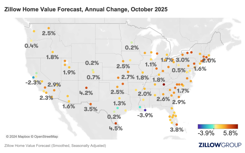 Zillow Home Value and Home Sales Forecast (October 2024) Zillow Research