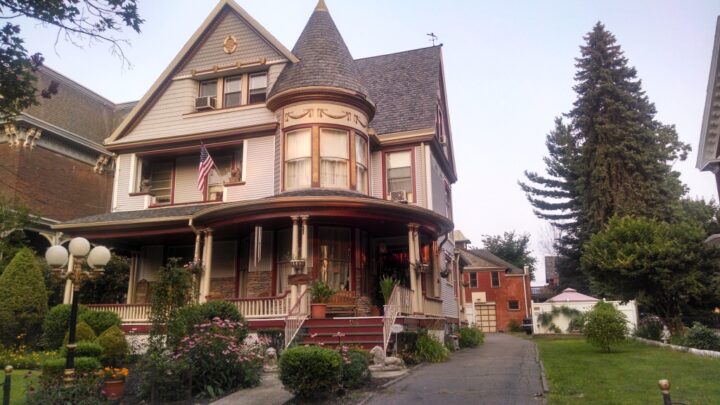 Exterior image of a Victorian home