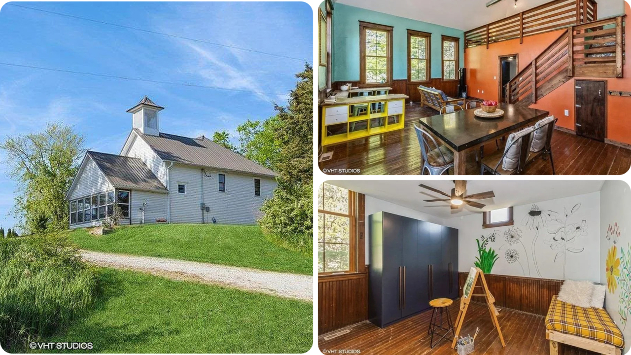 A+ in Atmosphere: A Lesson on Schoolhouses-Turned-Homes