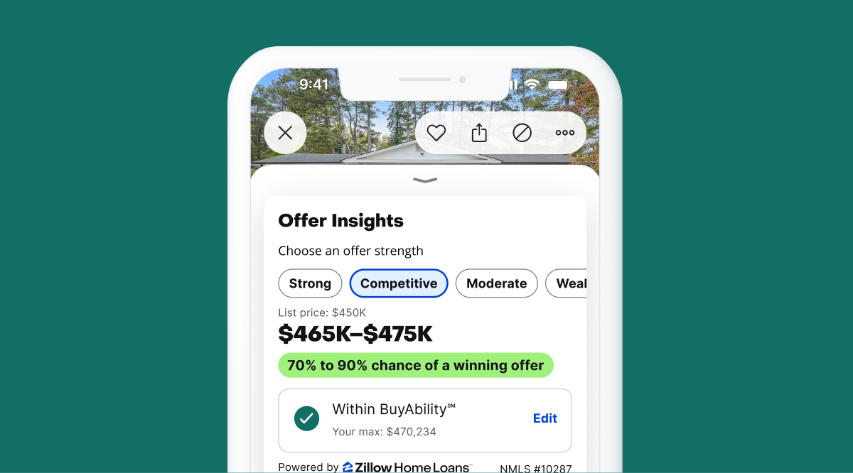 A phone screen showing the Offer Insights tool.