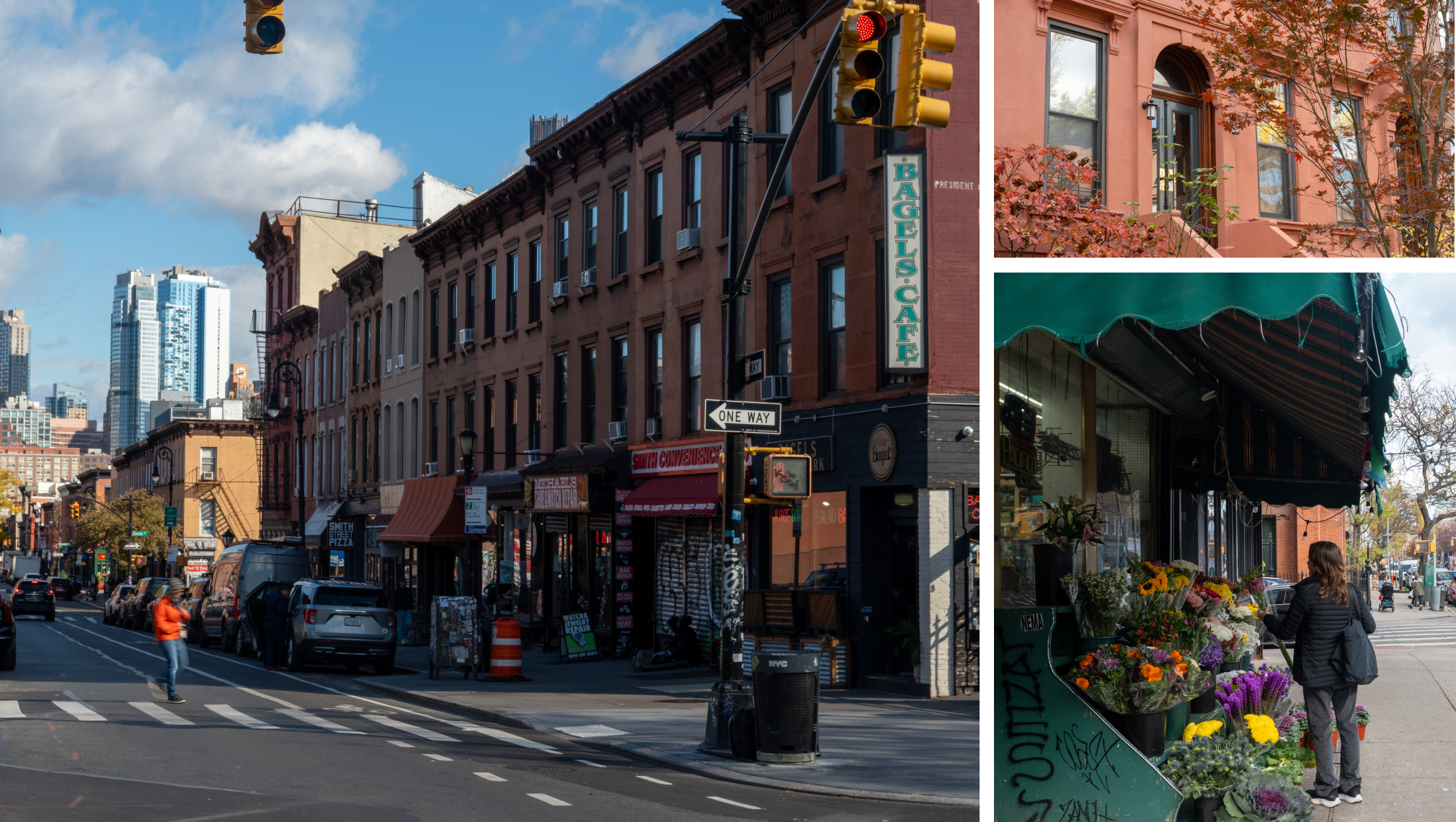 The streets of Carroll Gardens in Brooklyn.