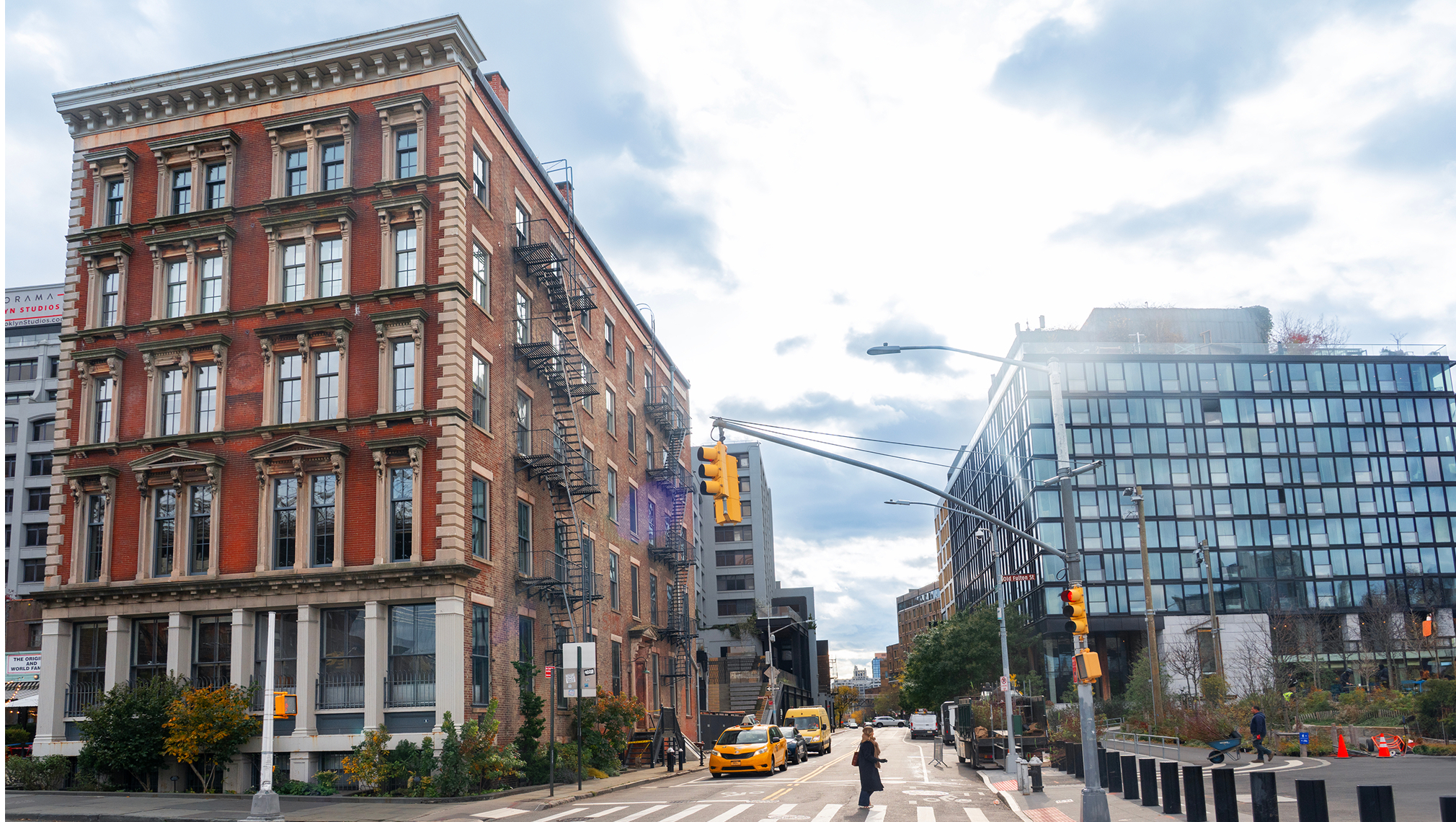 New York City view of street