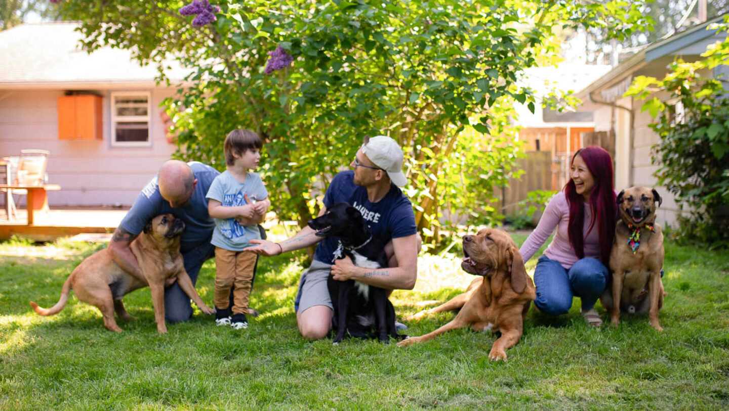 Renting out a room can lead to financial comfort and community for homeowners. Image of an owner and tenants in the Seattle area.