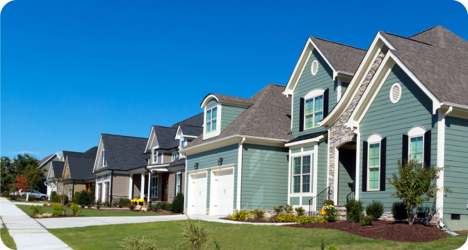 Row of houses